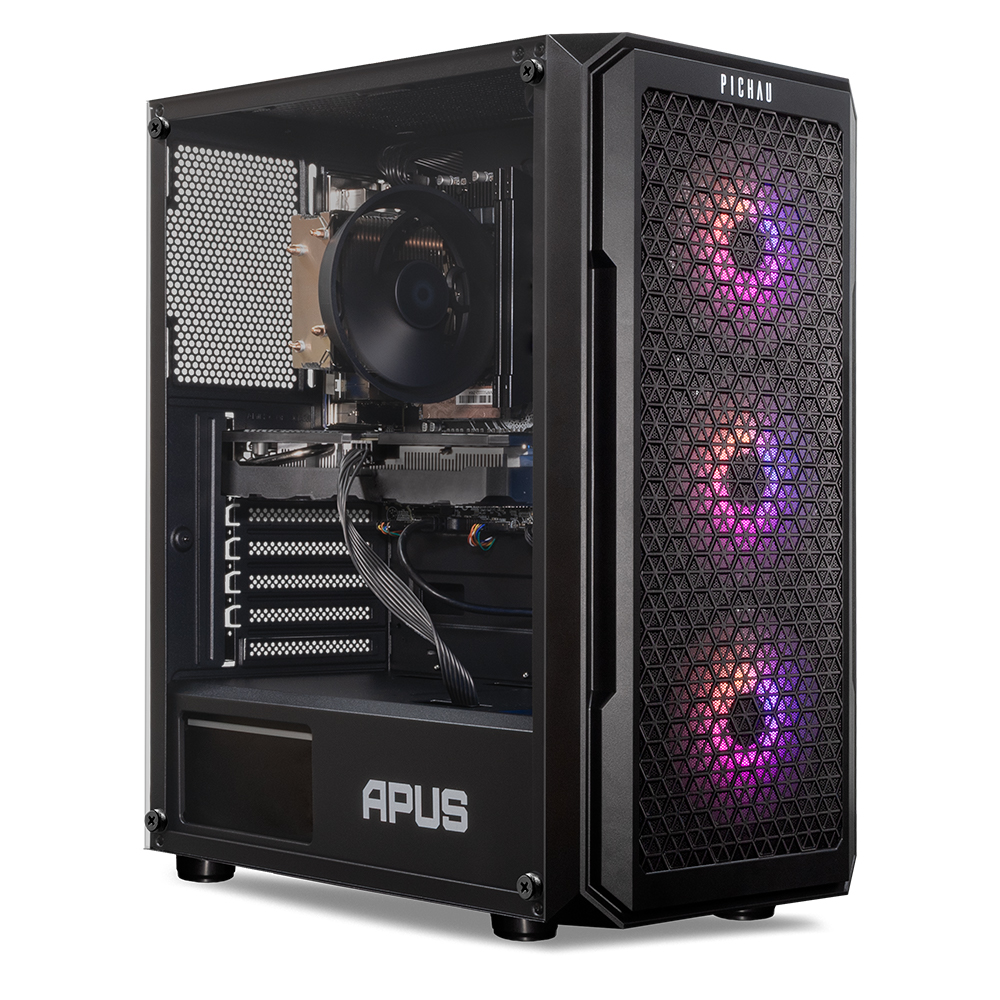 PC Gamer Completo Mancer Ammit II, AMD Ryzen 5 5500, Radeon RX 5600 6GB, 16GB DDR4, SSD 480GB + Monitor + Kit Periféricos - miniatura 3