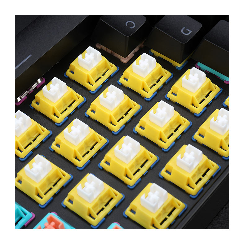Switch Para Teclado Redragon Mecanico Tactile Bullet B, 24 Pecas, Amarelo e Branco, A113B - miniatura 7