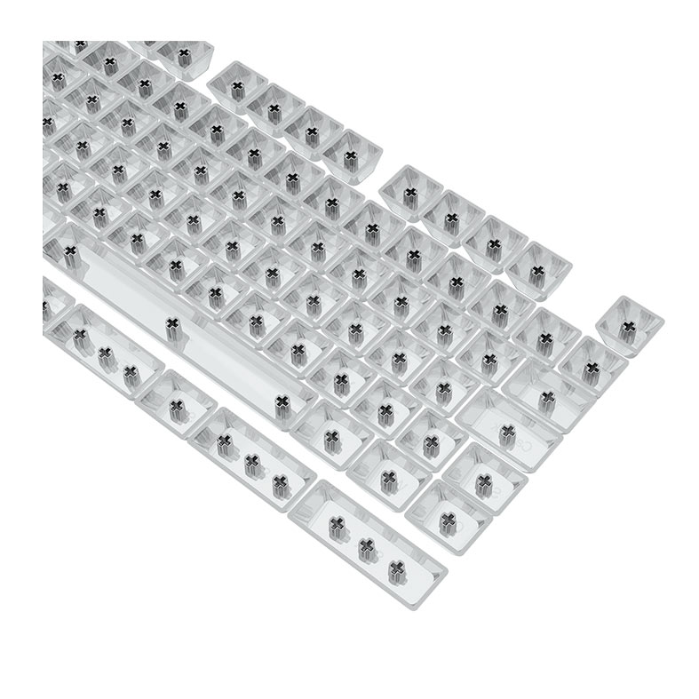 Conjunto de Teclas Redragon Crystal OSA Profile, Clear Keycaps, A137-PT - miniatura 6
