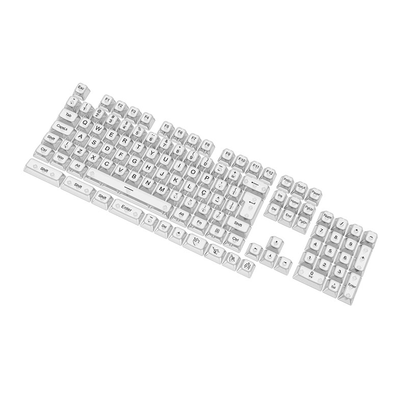 Conjunto de Teclas Redragon Crystal OSA Profile, Clear Keycaps, A137-PT - miniatura 4