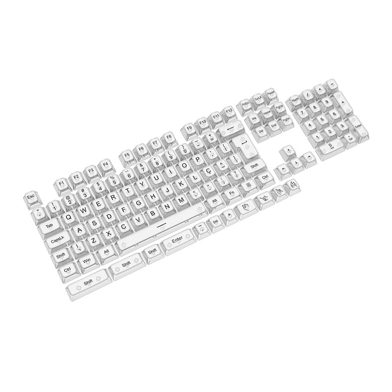 Conjunto de Teclas Redragon Crystal OSA Profile, Clear Keycaps, A137-PT - miniatura 3