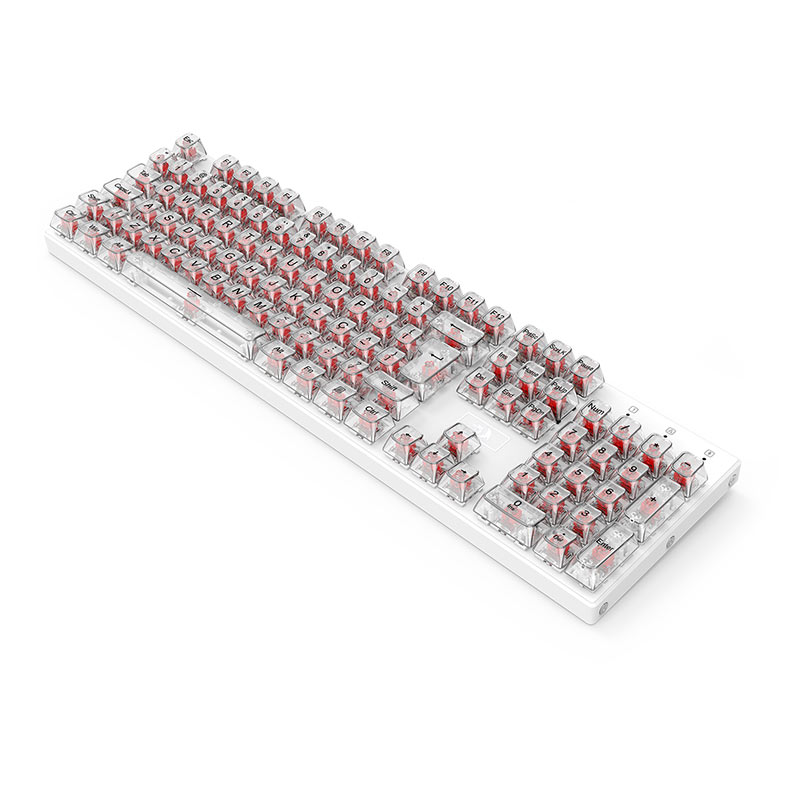 Conjunto de Teclas Redragon Crystal OSA Profile, Clear Keycaps, A137-PT - miniatura 8