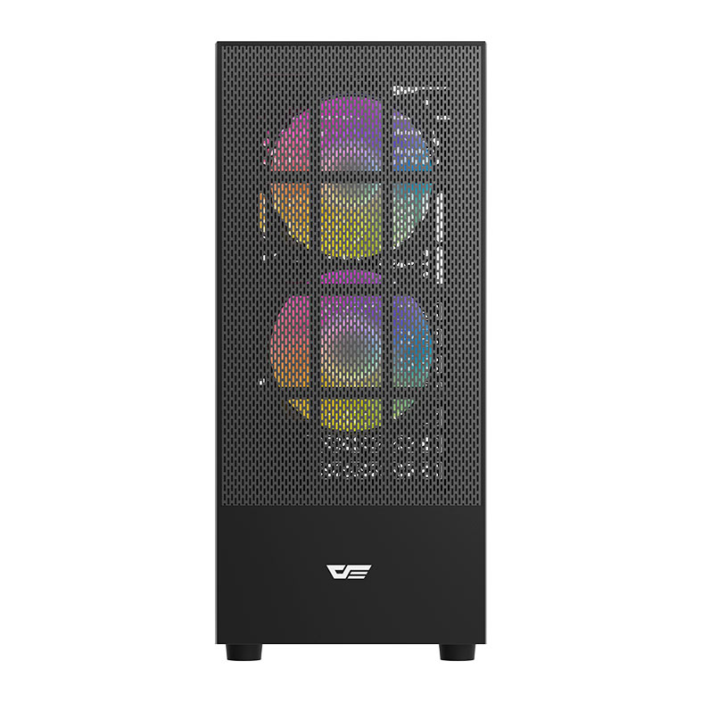Gabinete Gamer Aigo Darkflash A290 Mesh, ARGB, Mid-Tower, Lateral de Vidro, Com 3 Fans,Preto, A290-MESH-BK-3F - miniatura 3