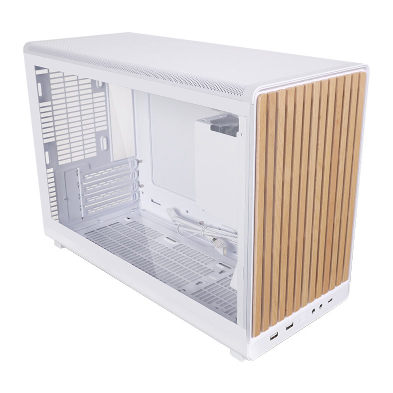 Gabinete Gamer Lian Li A3 Micro Wood Edition, Mini-Tower, Lateral de Vidro, Branco, A3-MATX-WDG - miniatura 3