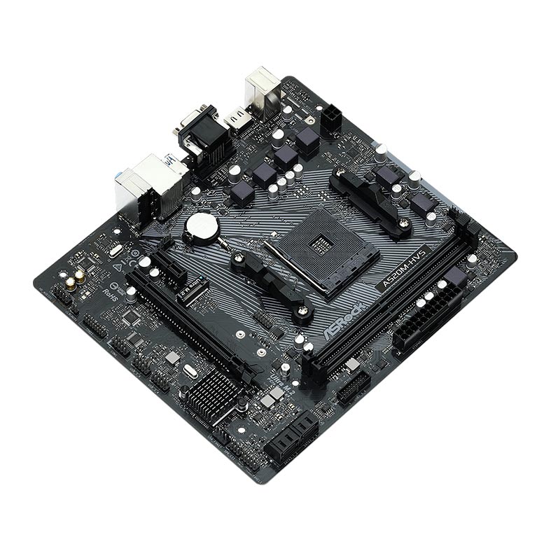 Placa Mae ASRock A520M-HVS, DDR4, Socket AM4, M-ATX, Chipset AMD A520, A520M-HVS - miniatura 5