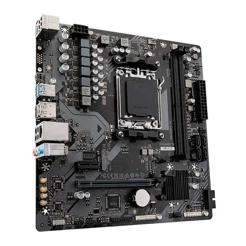 Placa Mae Gigabyte A620M H, DDR5, Socket AMD AM5, M-ATX, Chipset AMD A620, A620M-H - miniatura 4