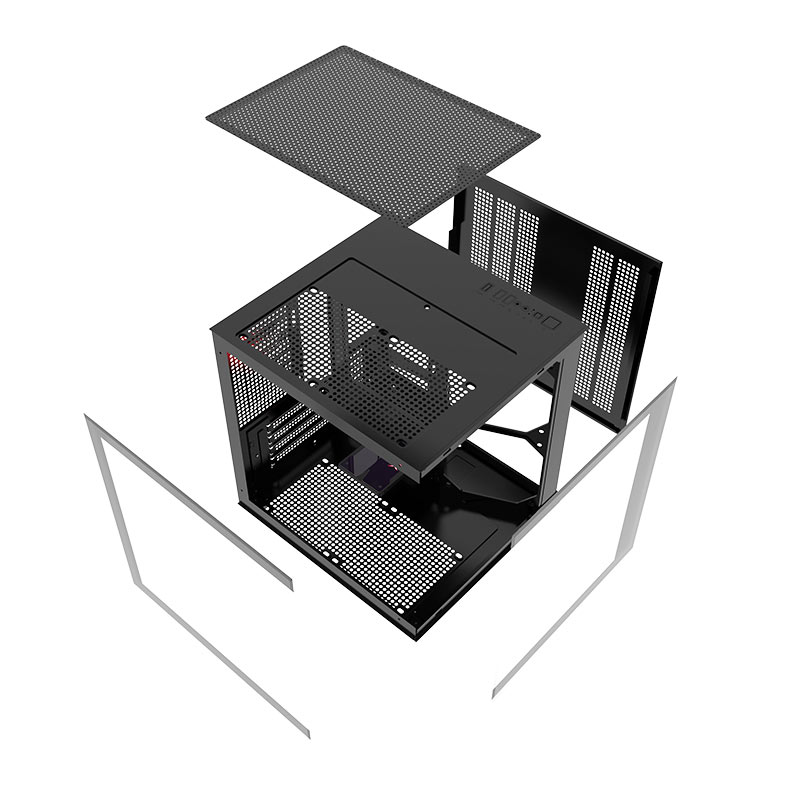 Gabinete Gamer Aigo Apollo A275, Mini-Tower, Lateral de Vidro, Preto, AC-A275-B-HQ1 - miniatura 11