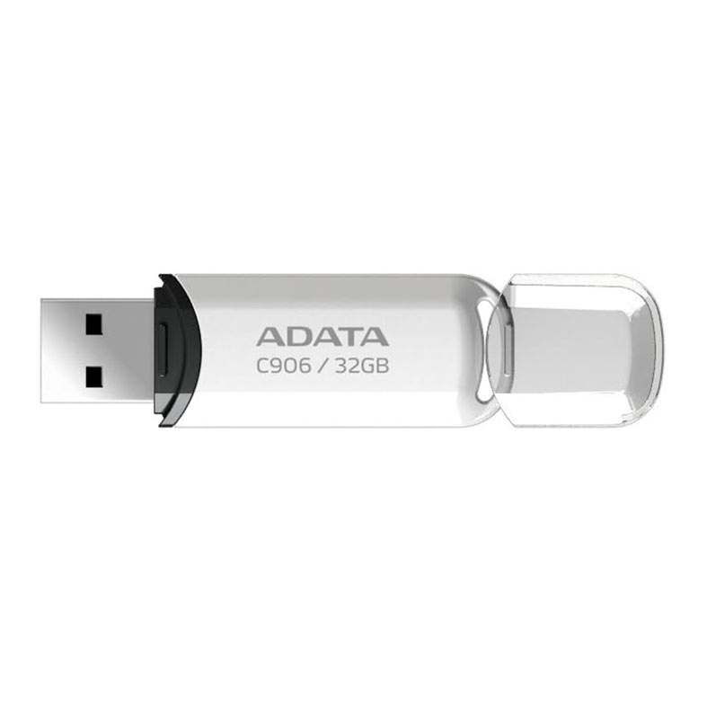 Pen Drive Adata C906, 32GB, USB 2.0, Branco, AC906-32G-RWH - miniatura 3