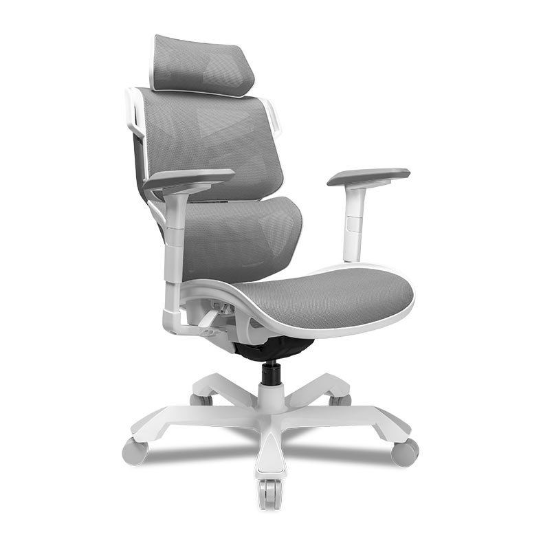 Cadeira Ergonomica TGIF ACE, Apoio de Braco 6D, Branco, ACE-W-6D - miniatura 4