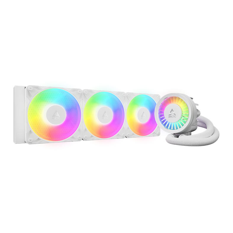 Water Cooler Arctic Liquid Freezer III Pro 360, ARGB, 360mm, Branco, ACFRE00188A - imagem 1