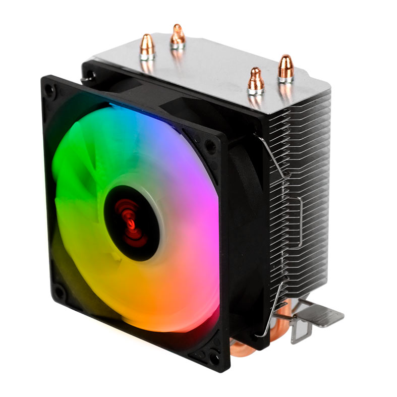Cooler Para Processador PCYES Lorx V2, Rainbow, 92mm, Preto, ACLX92RBV2 - miniatura 3