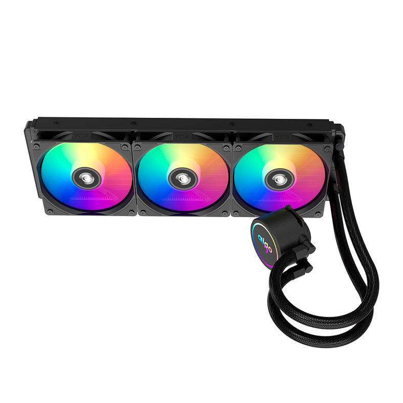Water Cooler Aigo AC SE 360, Rainbow, 360mm, Preto, ACSE360-BK - miniatura 3