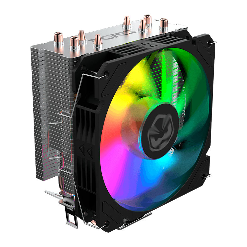 Cooler Para Processador PCYES Tundra, Rainbow, 120mm, Preto, ACTBKA120 - miniatura 4
