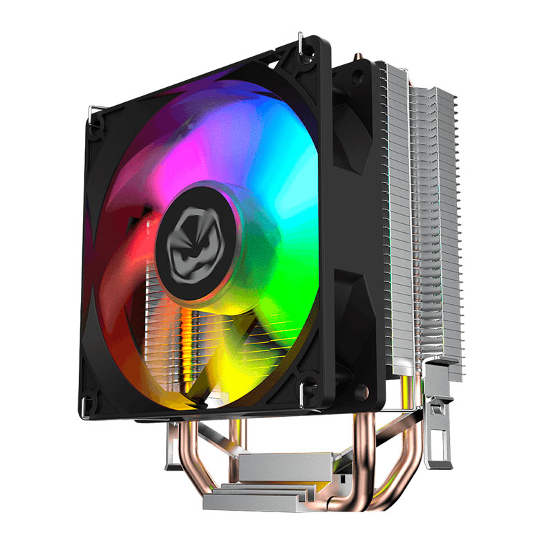 Cooler Para Processador PCYES Tundra, ARGB, 90mm, Preto, ACTBKA90