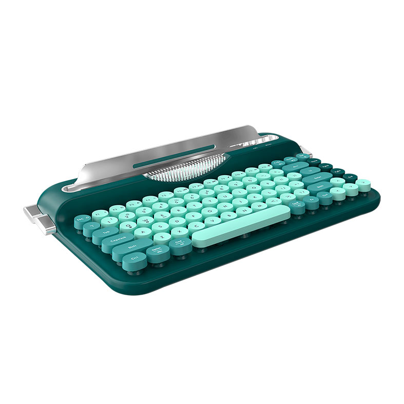 Teclado Ajazz AF84 Typewriter Office, Wireless, Verde, AF84-GREEN - miniatura 5