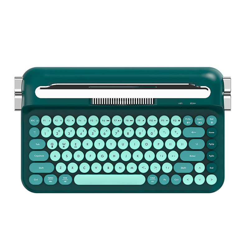 Teclado Ajazz AF84 Typewriter Office, Wireless, Verde, AF84-GREEN - imagem 1