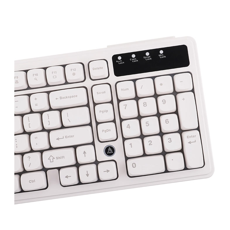 Teclado Membrana Ajazz AF98, Rainbow, Branco, AF98-WH - miniatura 8