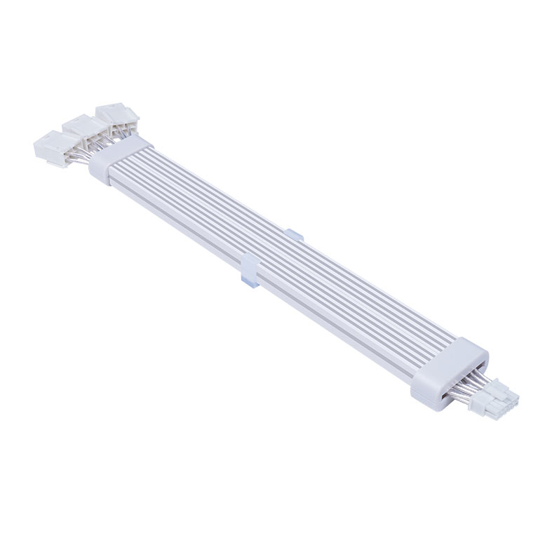 Cabo Extensor Sleeved Acegeek AC124, ARGB, 12+4 Pinos, 340mm, Branco, AG-AC124-WH - miniatura 6