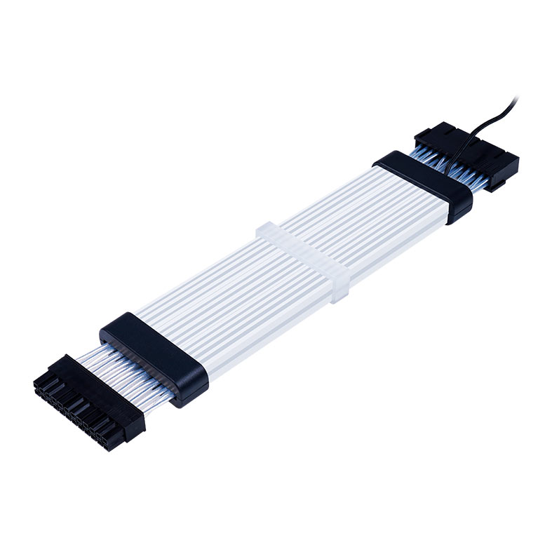 Cabo Extensor Sleeved 24P Acegeek AC24, ARGB, 265mm, Preto, AG-AC24-BK - miniatura 6