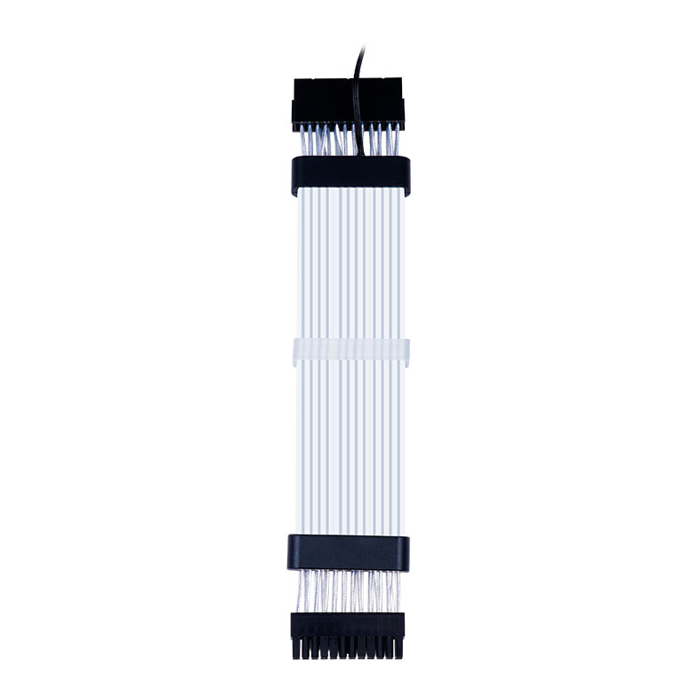 Cabo Extensor Sleeved 24P Acegeek AC24, ARGB, 265mm, Preto, AG-AC24-BK - miniatura 7