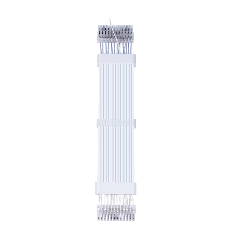 Cabo Extensor Sleeved 24P Acegeek AC24, ARGB, 265mm, Branco, AG-AC24-WH - miniatura 5