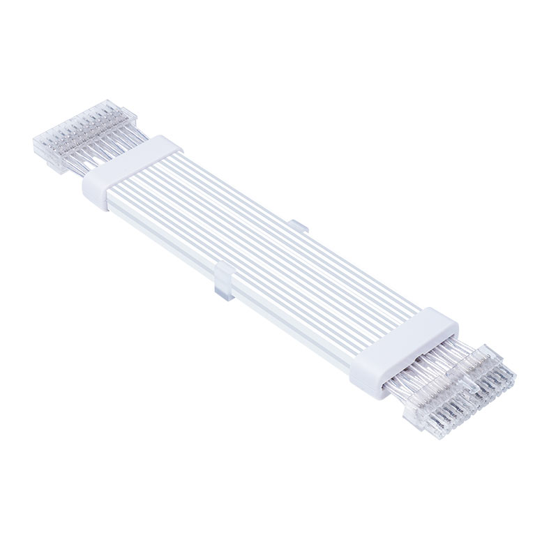 Cabo Extensor Sleeved 24P Acegeek AC24, ARGB, 265mm, Branco, AG-AC24-WH - miniatura 6