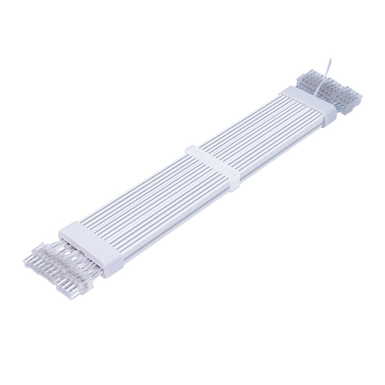 Cabo Extensor Sleeved Acegeek AC38, ARGB, 345mm, Branco, AG-AC38-WH - miniatura 7