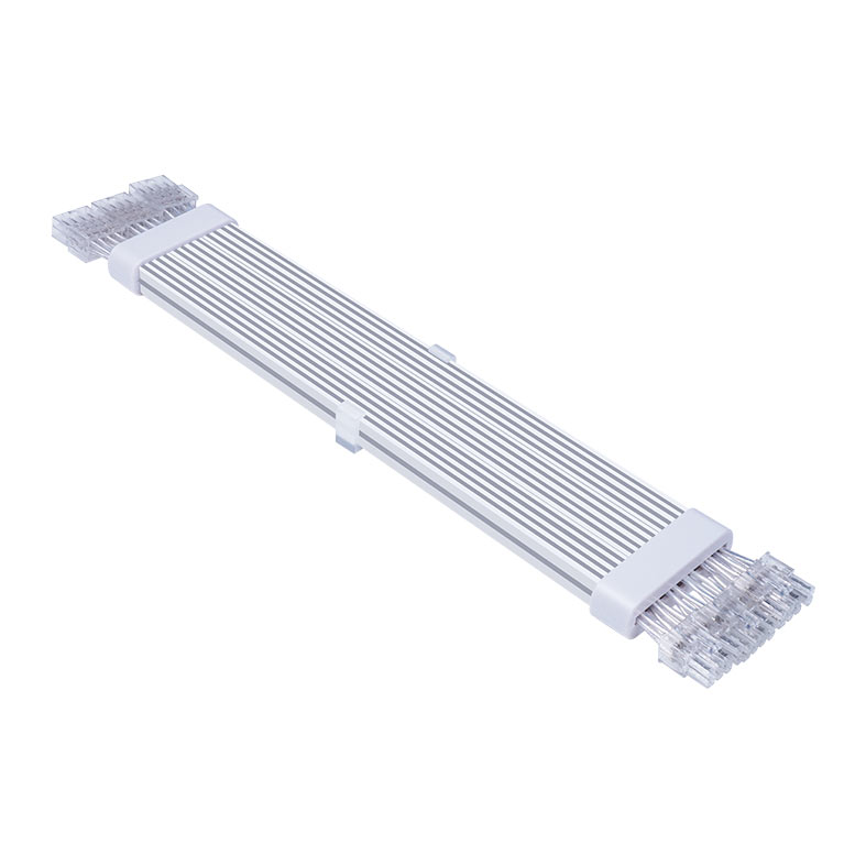 Cabo Extensor Sleeved Acegeek AC38, ARGB, 345mm, Branco, AG-AC38-WH - miniatura 6