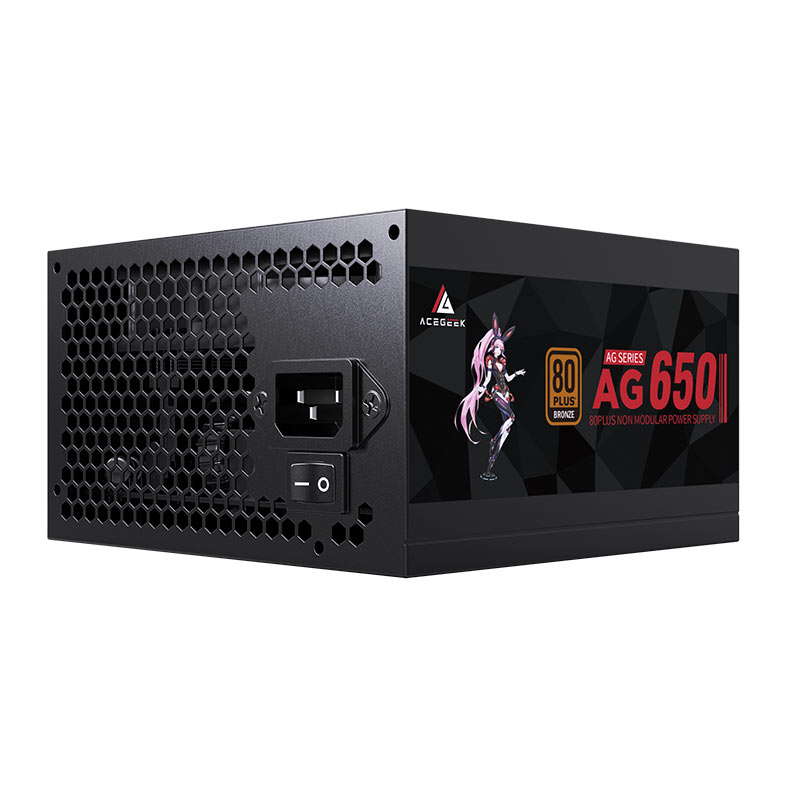Fonte Acegeek 650, 650W, 80 Plus Bronze, AG-AG650-BK - miniatura 4
