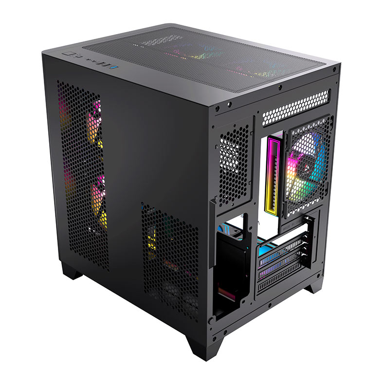 Gabinete Gamer Acegeek Arcane, Mid-Tower, Lateral de Vidro, Preto, AG-ARCANE-BK - miniatura 9
