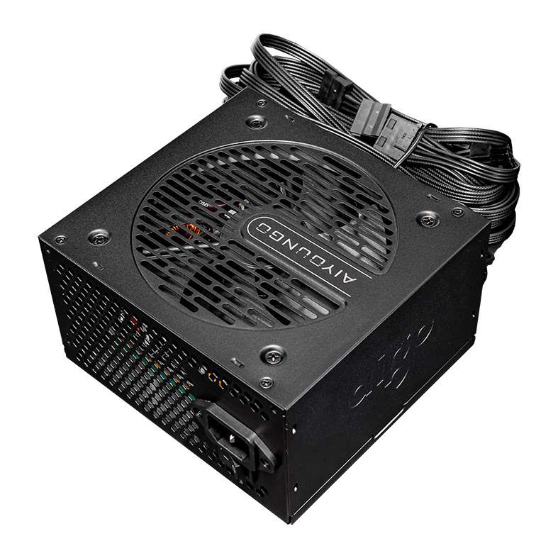 Fonte Aigo Darkflash AT750, 750W, 80 Plus Bronze, PFC ativo, Preto, AG-AT750-BK - miniatura 3