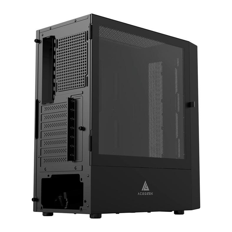 Gabinete Gamer Acegeek Aurora E450, Mid-Tower, Lateral de Vidro, Preto, AG-AURORA-E450-BK - miniatura 8