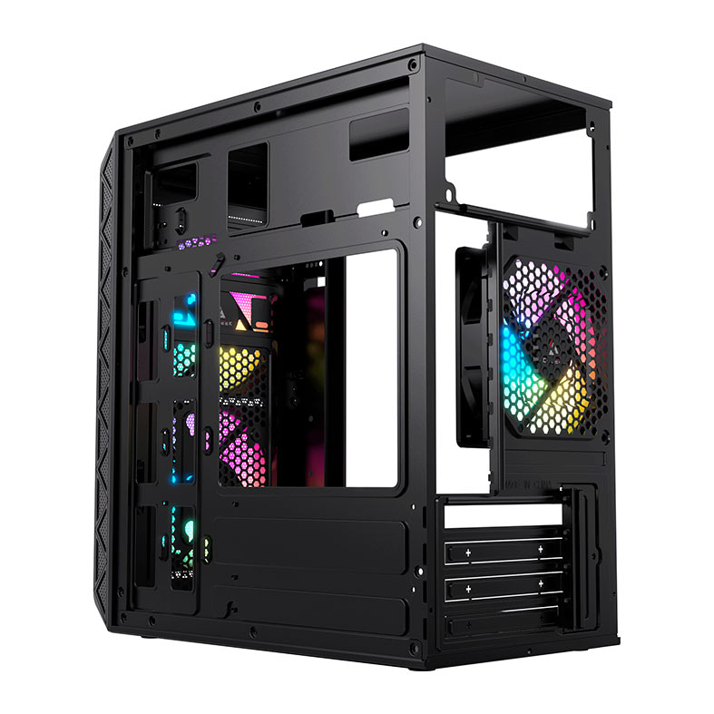 Gabinete Gamer Acegeek Aviator, Mini-Tower, Lateral de Acrilico, Com 2 Fans, Preto, AG-AVIATOR-BK-I2F - miniatura 10