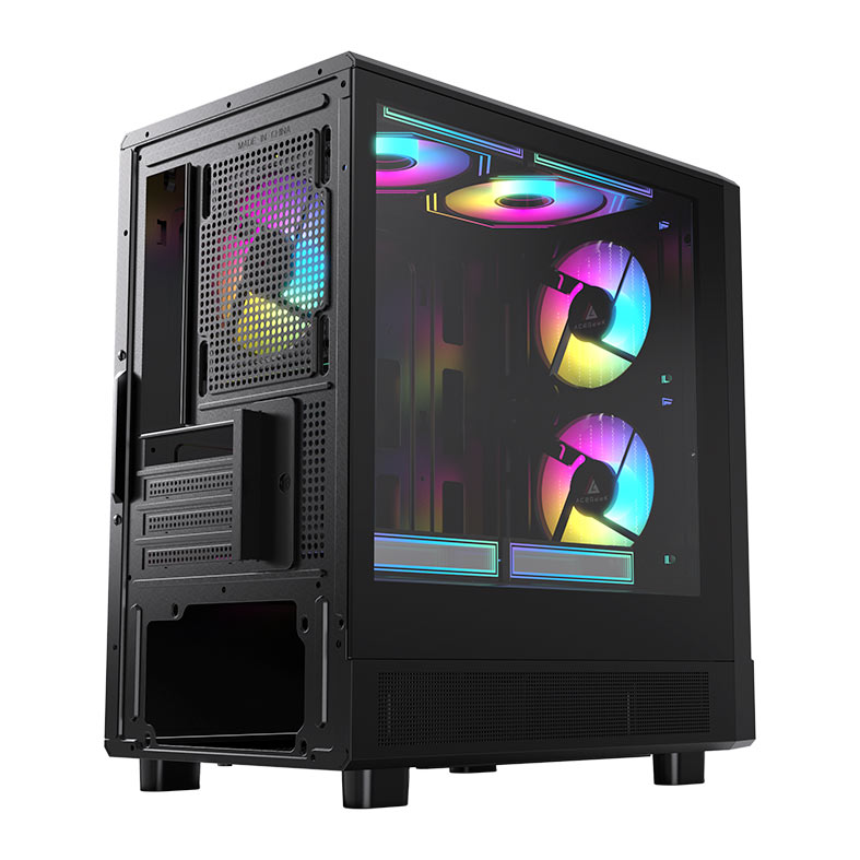 Gabinete Gamer Acegeek Blade, Mid-Tower, Lateral de Vidro, Preto, AG-BLADE-BK - miniatura 10
