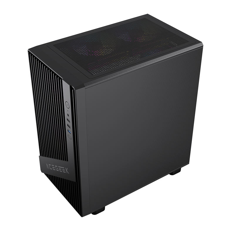 Gabinete Gamer Acegeek Blade, Mid-Tower, Lateral de Vidro, Preto, AG-BLADE-BK - miniatura 6
