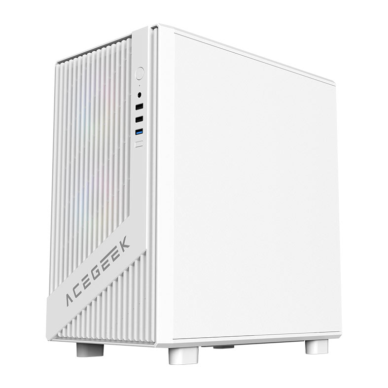 Gabinete Gamer Acegeek Blade, Mid-Tower, Lateral de Vidro, Branco, AG-BLADE-WH - miniatura 4