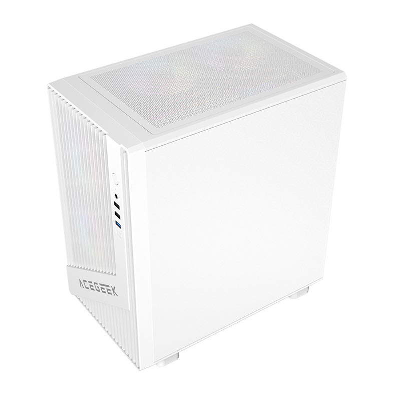 Gabinete Gamer Acegeek Blade, Mid-Tower, Lateral de Vidro, Branco, AG-BLADE-WH - miniatura 6