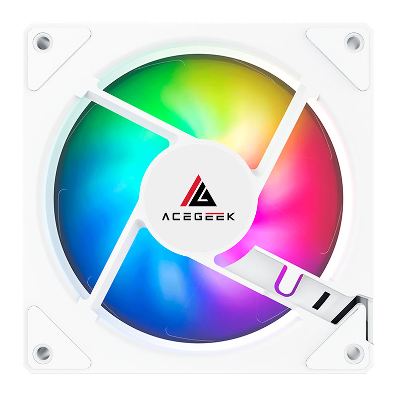 Kit Ventoinhas Acegeek Chain Magnetic, ARGB, 5x120mm, Branco, AG-CHAIN-MAGNETIC-5X1-WH - miniatura 9