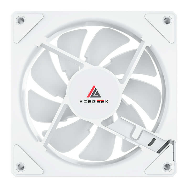 Kit Ventoinhas Acegeek Chain Magnetic, ARGB, 5x120mm, Branco, AG-CHAIN-MAGNETIC-5X1-WH - miniatura 11