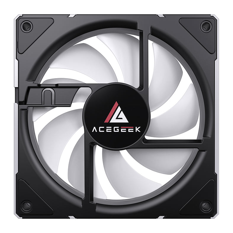 Ventoinha Acegeek Chroma Reversa, ARGB, 120mm, Preto, AG-CHROMA-BK-RV - miniatura 11