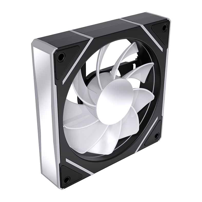 Ventoinha Acegeek Chroma Reversa, ARGB, 120mm, Preto, AG-CHROMA-BK-RV - miniatura 8