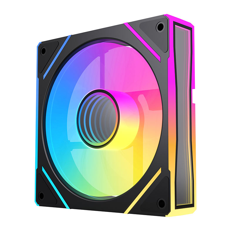 Ventoinha Acegeek Chroma Reversa, ARGB, 120mm, Preto, AG-CHROMA-BK-RV - miniatura 5