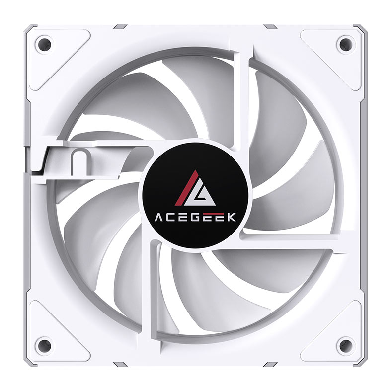 Ventoinha Acegeek Chroma Reversa, ARGB, 120mm, Branco, AG-CHROMA-RV-WH - miniatura 10