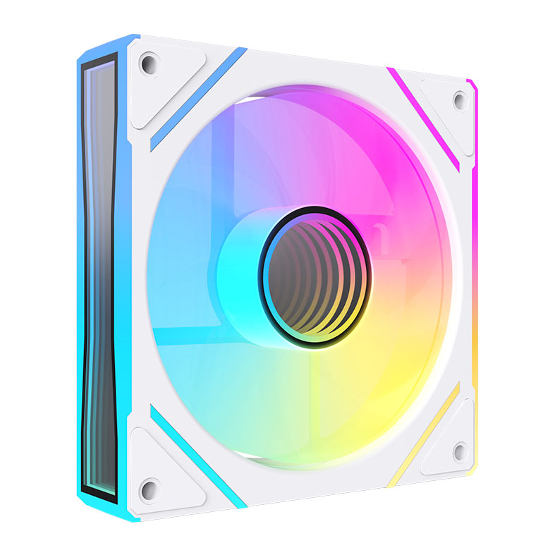 Ventoinha Acegeek Chroma Reversa, ARGB, 120mm, Branco, AG-CHROMA-RV-WH - miniatura 3