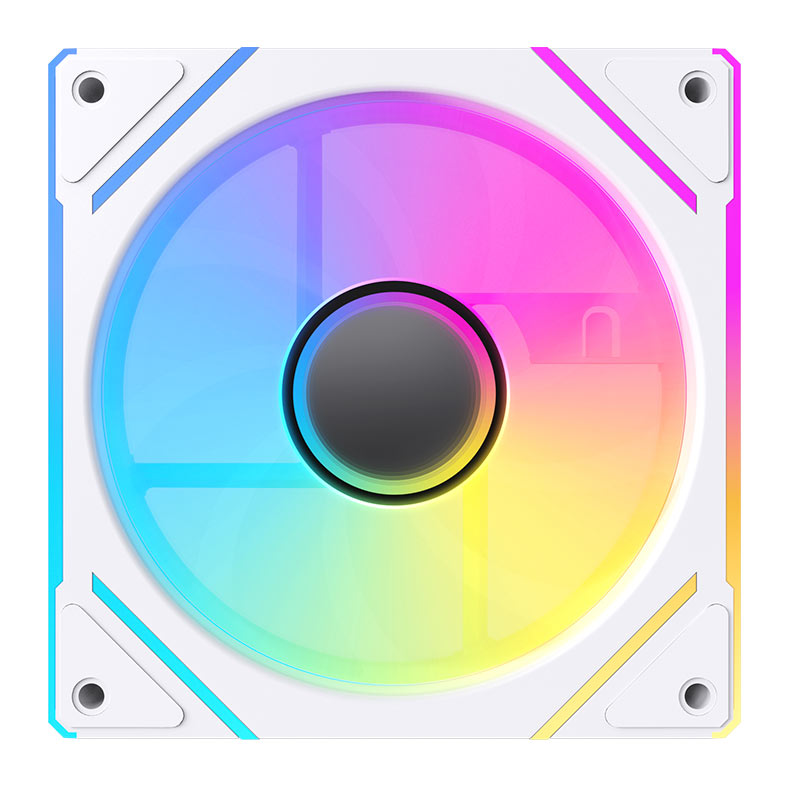Kit Ventoinhas Acegeek Chroma, ARGB, 5x120mm, Branco, AG-CHROMA5X1-WH - miniatura 3