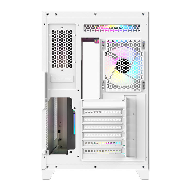 Gabinete Gamer Acegeek CurveX, Mid-Tower, Lateral de Vidro, Branco, AG-CURVEX-WH - miniatura 11