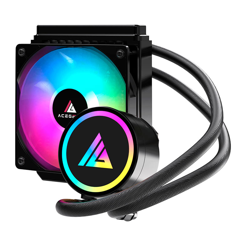 Water Cooler Acegeek E120, Rainbow, 120mm, Preto, AG-E120-BK - miniatura 6