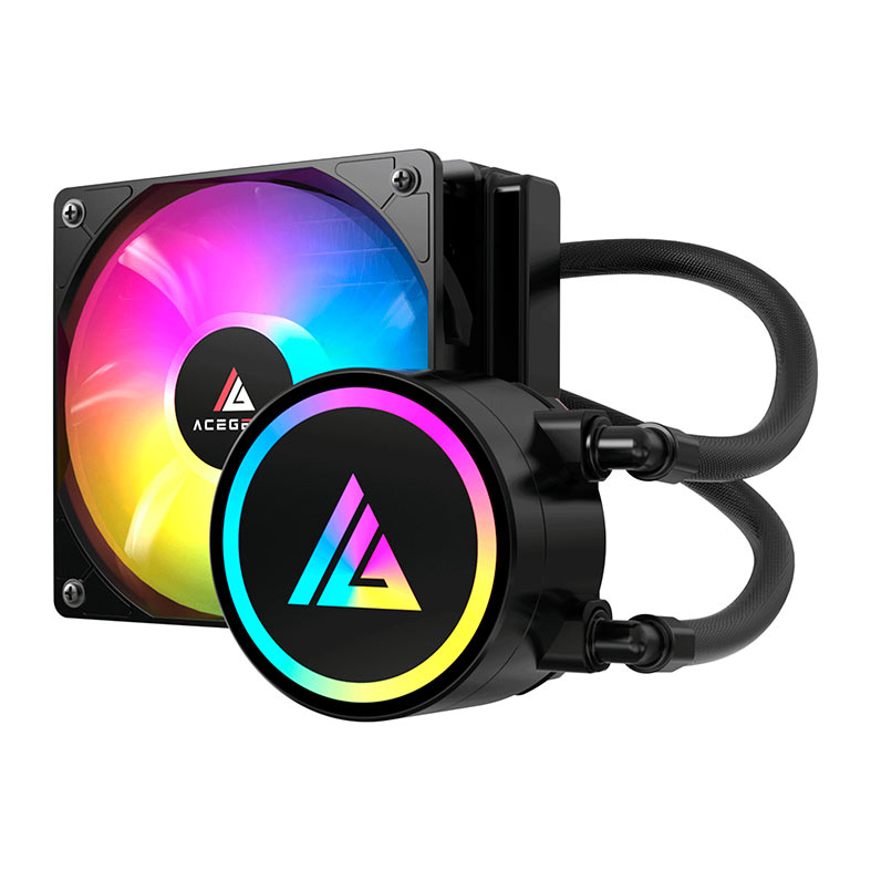 Water Cooler Acegeek E120, Rainbow, 120mm, Preto, AG-E120-BK - miniatura 3