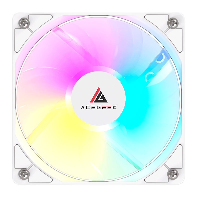 Water Cooler Acegeek E240, Rainbow, 240mm, Branco, AG-E240-WH - miniatura 7