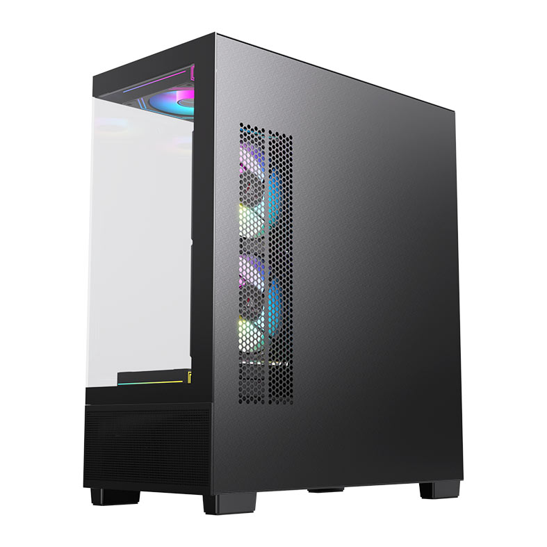 Gabinete Gamer Acegeek Echo, Mid-Tower, Lateral De Vidro, Preto, AG-ECHO-BK - miniatura 4